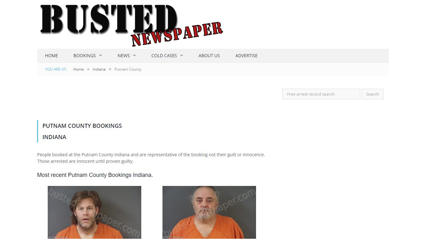 Putnam County, IN Mugshots - BUSTEDNEWSPAPER.COM